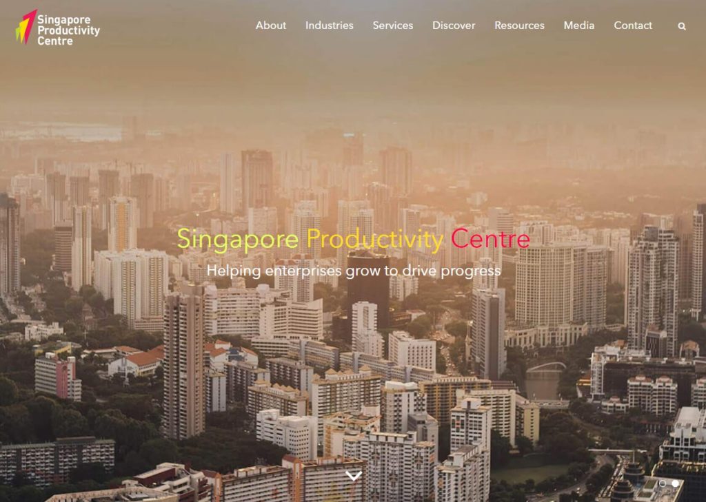 Сайт сингапурского центра производительности - www.sgpc.sg