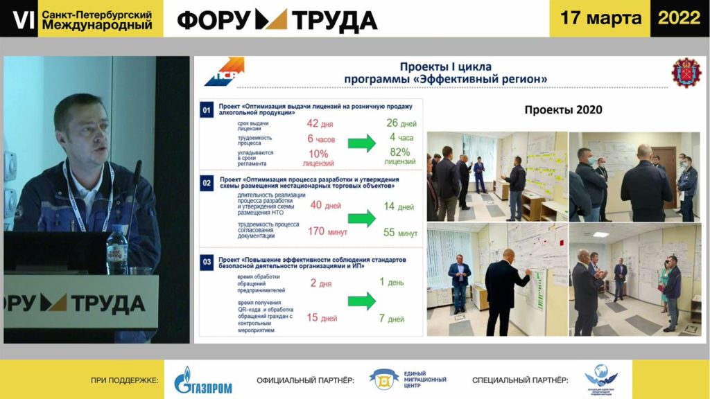 Эксперт отметил, что реализация проектов в Комитете по промышленной политике инновациям и торговли Санкт-Петербурга проходила по циклам. Проекты первого цикла стартовали в 2020 году, на сегодня проекты реализуются 4 цикла.