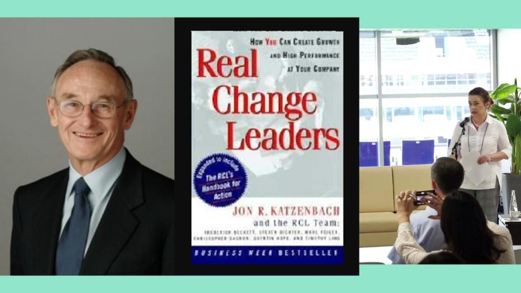 Йон Катценбах в своей книге "Real Change Leaders" истинными лидерами преобразований называл людей, которые лично сами проводят эти изменения в процессах