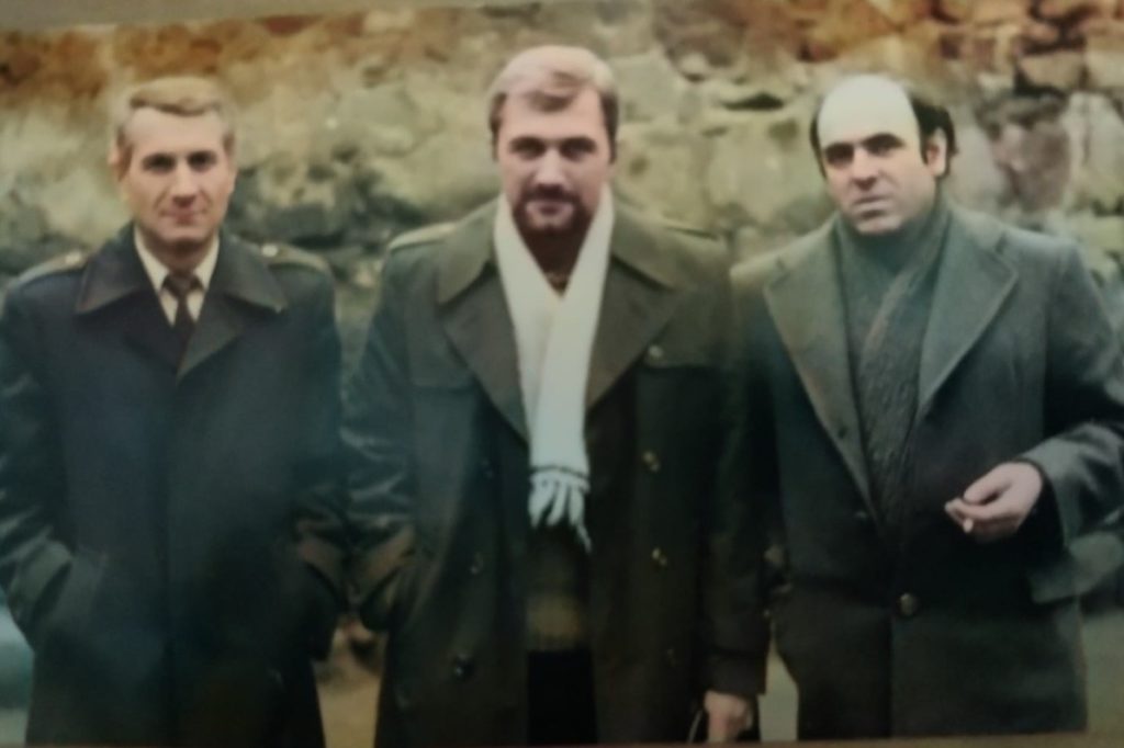 Арутюн Степанян с друзьями в годы аспирантуры