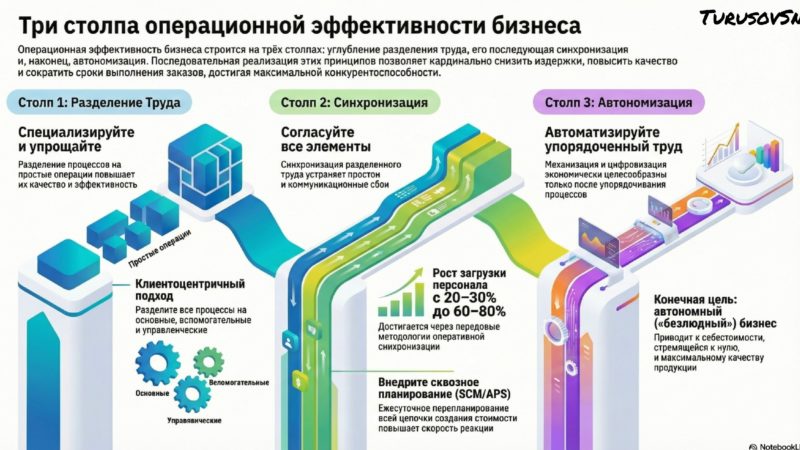 Три столпа операционной эффективности