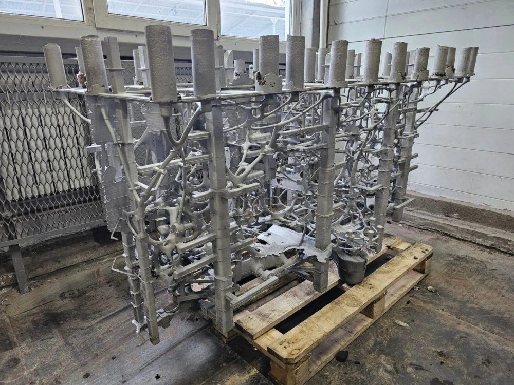Сложнейшая алюминиевая отливка